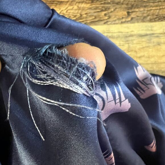 Disney 50th Anniversary Satin Pajama Set Castle Print Blue Size M - Picture 11 of 11